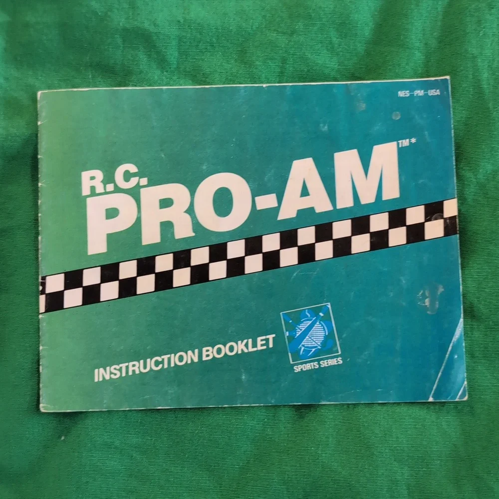 RC Pro Am for the NES Video Game with Manual